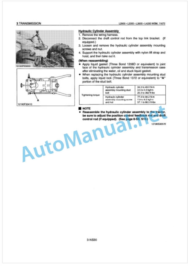 Kubota L2900, L33300, L3600, L4200 Workshop Manual PDF 5 Kubota L2900, L33300, L3600, L4200 Workshop Manual PDF-5