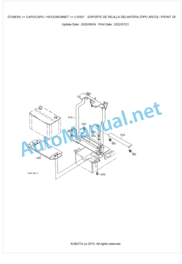 Kubota L2900DT, L3300DT Parts Manual PDF BKIDK0091 5 Kubota L2900DT, L3300DT Parts Manual PDF BKIDK0091-5