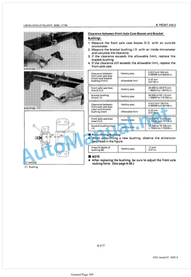 Kubota L3010, L3410, L3710, L4310 Tractor Workshop Manual PDF 4 Kubota L3010, L3410, L3710, L4310 Tractor Workshop Manual PDF-4