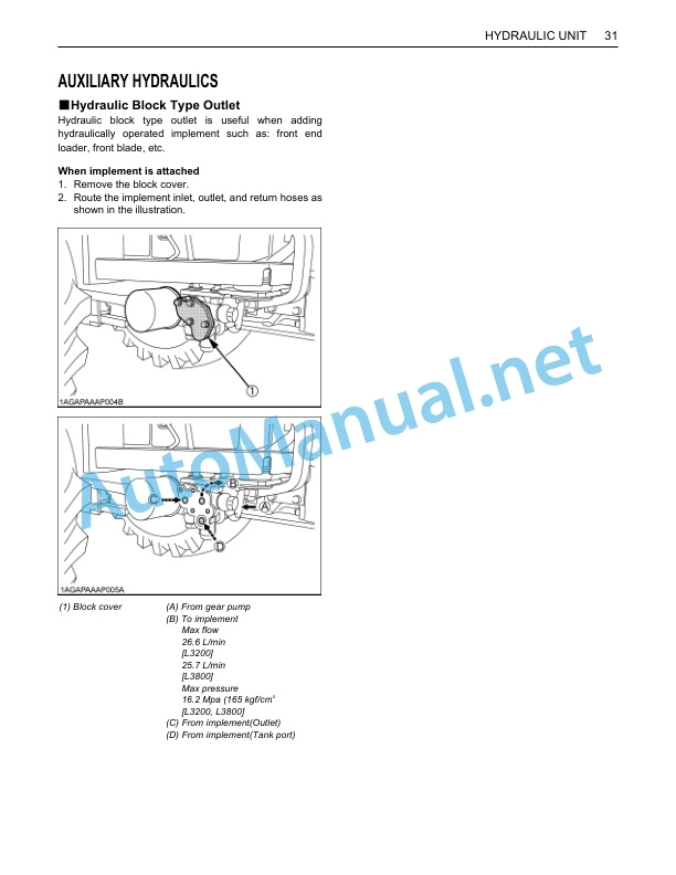 Kubota L3200, L3800 Tractor Operators Manual PDF-4