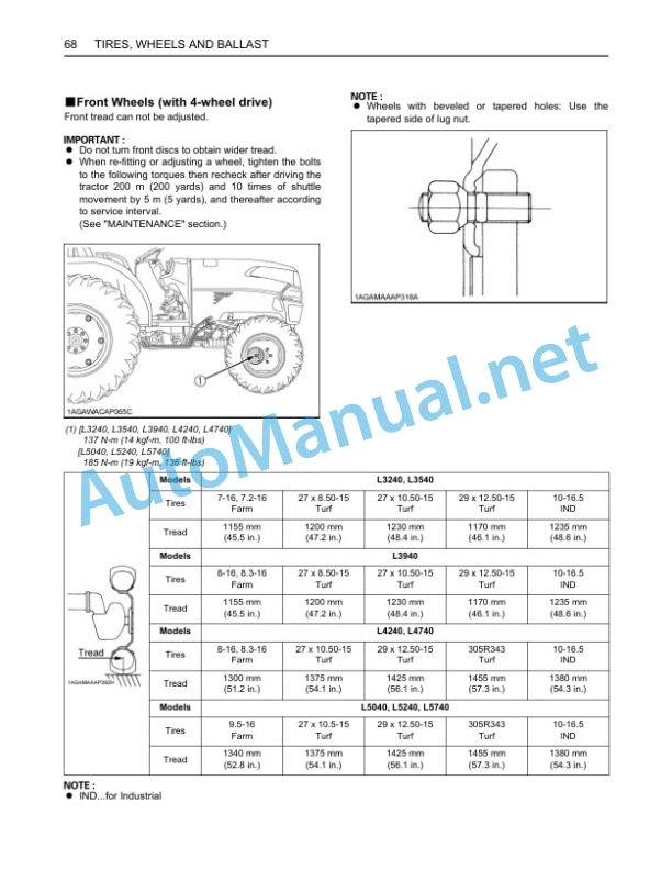 Kubota L3240-3, L3540-3, L3940-3, L4240 Operators Manual PDF 4 Kubota L3240-3, L3540-3, L3940-3, L4240 Operators Manual PDF-4