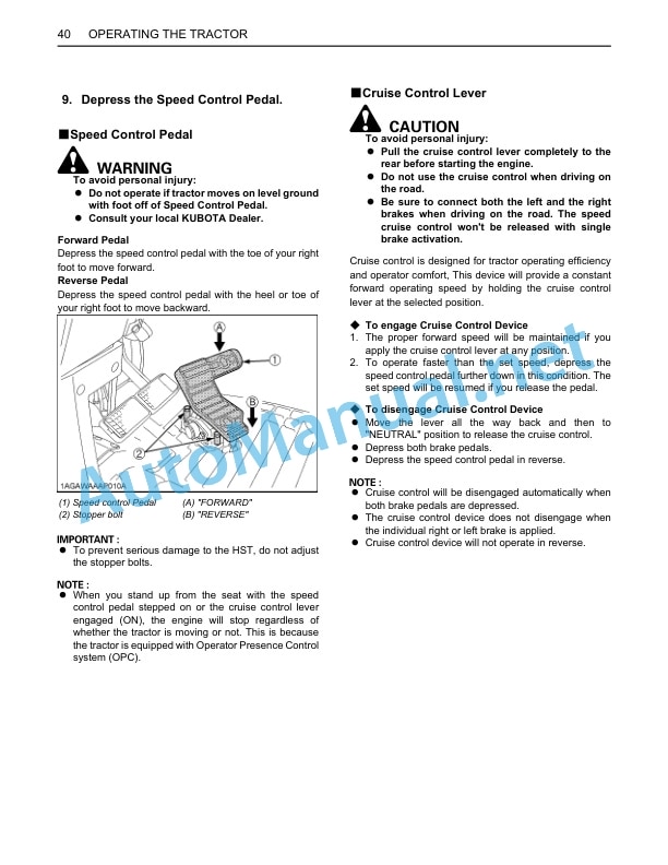 Kubota L3240, L3540, L3940, L4240, L4740, L5040, L5240, L5740 Tractor Operators Manual PDF 3 Kubota L3240, L3540, L3940, L4240, L4740, L5040, L5240, L5740 Tractor Operators Manual PDF - Image 3