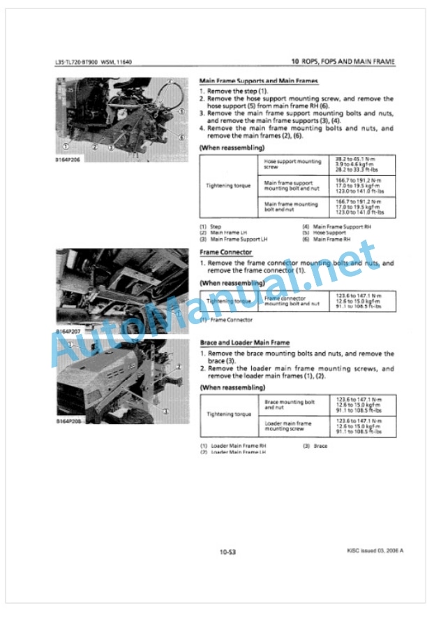 Kubota L35, TL720, BT900 Tractor, Front Loader, Backhoe Workshop Manual PDF-5
