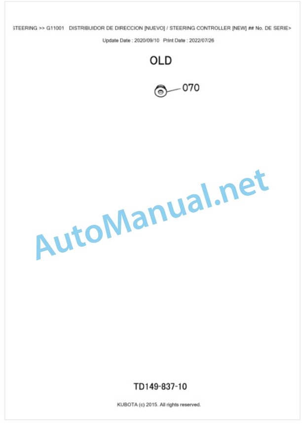 Kubota L3540, L4240 Parts Manual PDF BKIDK0649 4 Kubota L3540, L4240 Parts Manual PDF BKIDK0649-4