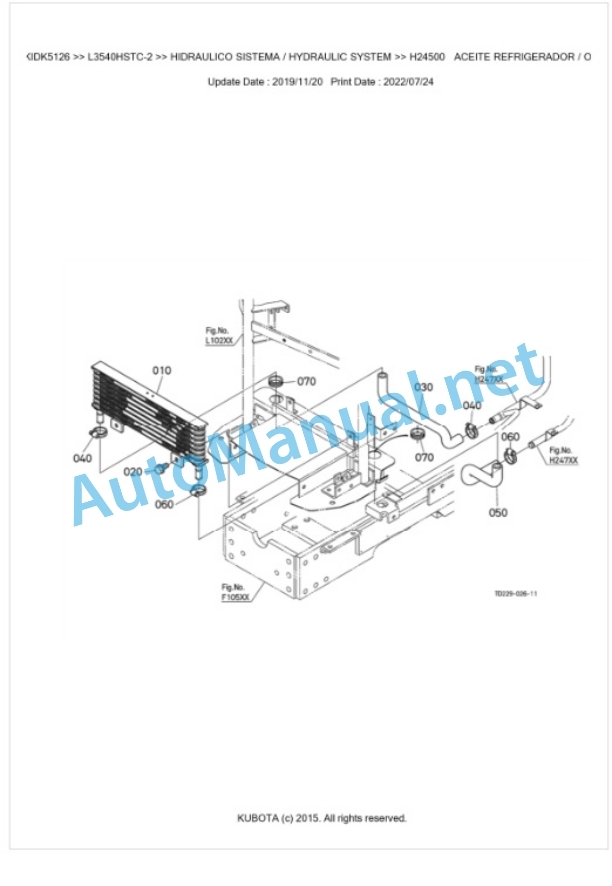 Kubota L3540HSTC-2 Parts Manual PDF BKIDK5126 4 Kubota L3540HSTC-2 Parts Manual PDF BKIDK5126-4