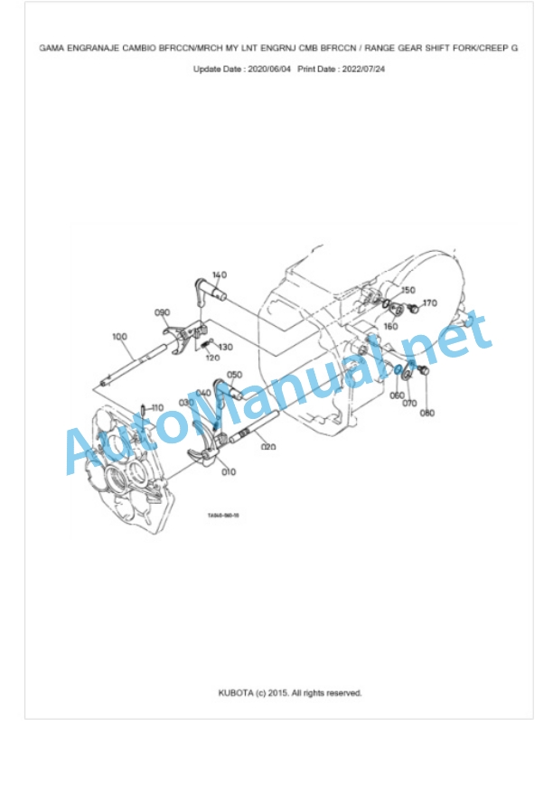 Kubota L3600, L4200 Parts Manual PDF BKIDK0094 3 Kubota L3600, L4200 Parts Manual PDF BKIDK0094-3