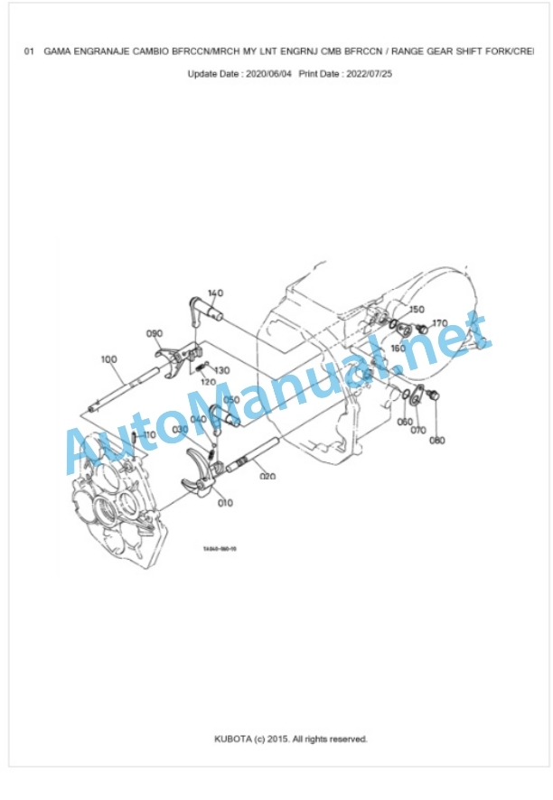Kubota L3600, L4200 Parts Manual PDF BKIDK0096 3 Kubota L3600, L4200 Parts Manual PDF BKIDK0096-3
