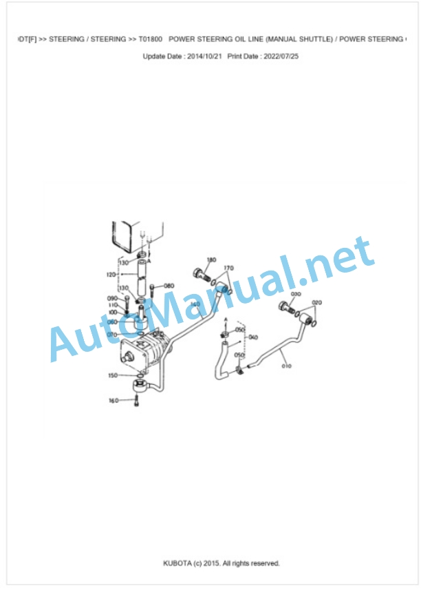 Kubota L3750DT[F] Parts Manual PDF BKIDK0140-3