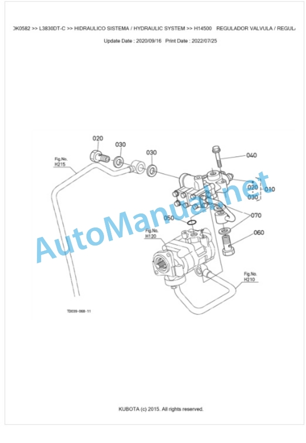 Kubota L3830DT-C Parts Manual PDF BKIDK0582 4 Kubota L3830DT-C Parts Manual PDF BKIDK0582-4
