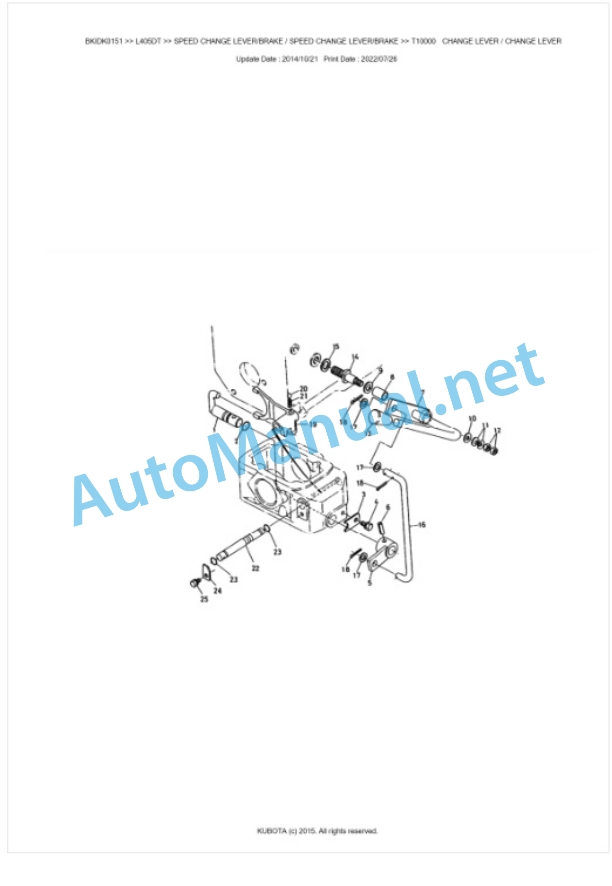 Kubota L405DT Parts Manual PDF BKIDK0151 4 Kubota L405DT Parts Manual PDF BKIDK0151-4