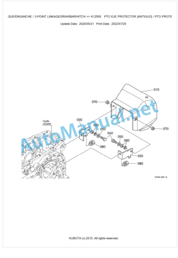 Kubota L4100H Parts Manual PDF BKIDK5013 5 Kubota L4100H Parts Manual PDF BKIDK5013-5