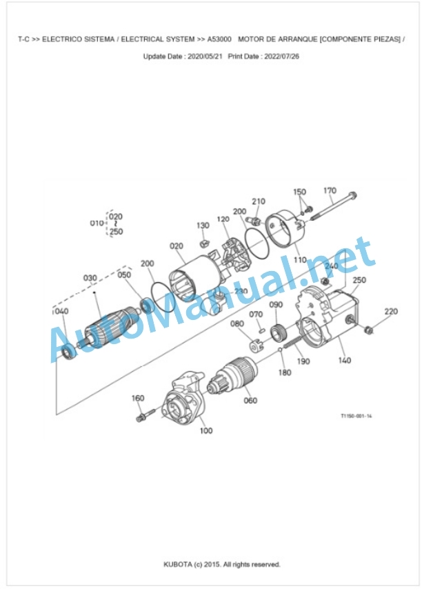 Kubota L4240DT-C Parts Manual PDF BKIDK0647 2 Kubota L4240DT-C Parts Manual PDF BKIDK0647-2