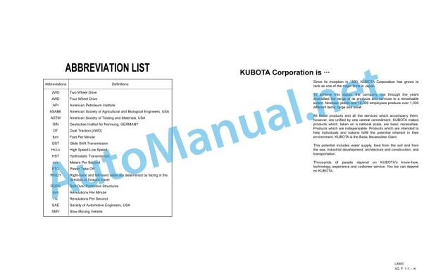Kubota L4600 Tractor Operators Manual PDF 2 Kubota L4600 Tractor Operators Manual PDF-2