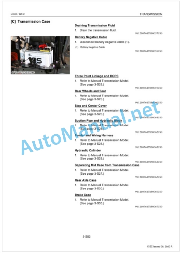Kubota L4600 Tractor Workshop Manual PDF 4 Kubota L4600 Tractor Workshop Manual PDF-4