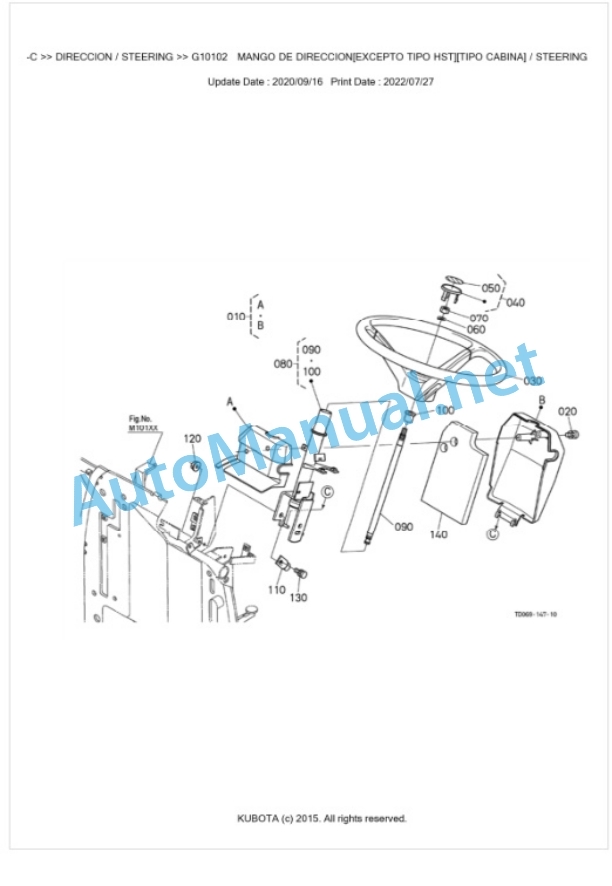 Kubota L4630DT-C, L4630GST-C Parts Manual PDF BKIDK0580 4 Kubota L4630DT-C, L4630GST-C Parts Manual PDF BKIDK0580-4