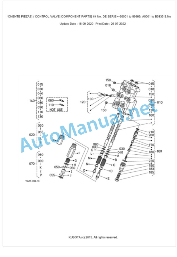 Kubota LA1002-57C Parts Manual PDF BKIDK5036 3 Kubota LA1002-57C Parts Manual PDF BKIDK5036-3