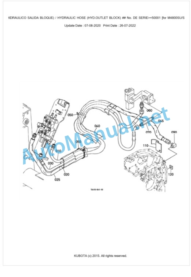 Kubota LA1002-57R, LA1002-5R1, LA1002-5R2 Parts Manual PDF BKIDK5030 4 Kubota LA1002-57R, LA1002-5R1, LA1002-5R2 Parts Manual PDF BKIDK5030-4