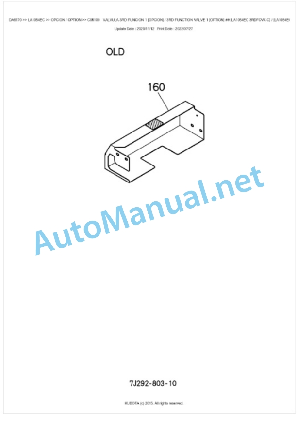 Kubota LA1054EC Parts Manual PDF BKIDA5170 5 Kubota LA1054EC Parts Manual PDF BKIDA5170-5