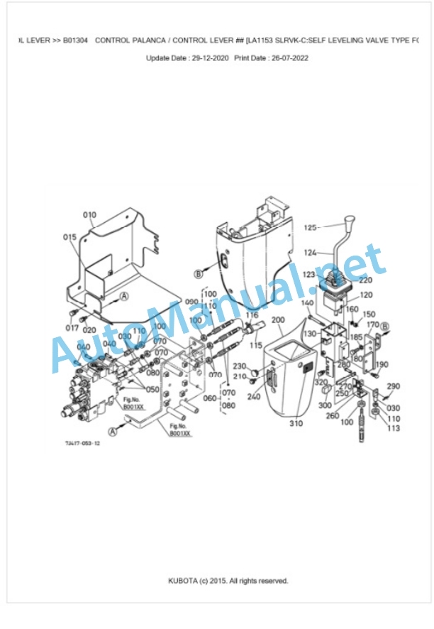 Kubota LA1153EC Parts Manual PDF BKIDA0415 3 Kubota LA1153EC Parts Manual PDF BKIDA0415-3