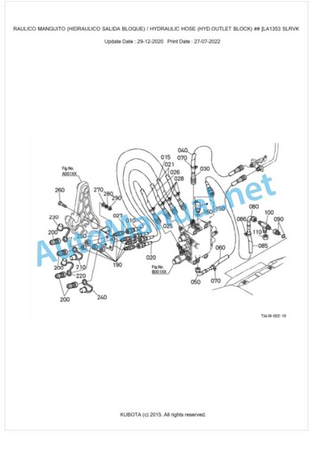 Kubota LA1353EC Parts Manual PDF BKIDA0416 4 Kubota LA1353EC Parts Manual PDF BKIDA0416-4