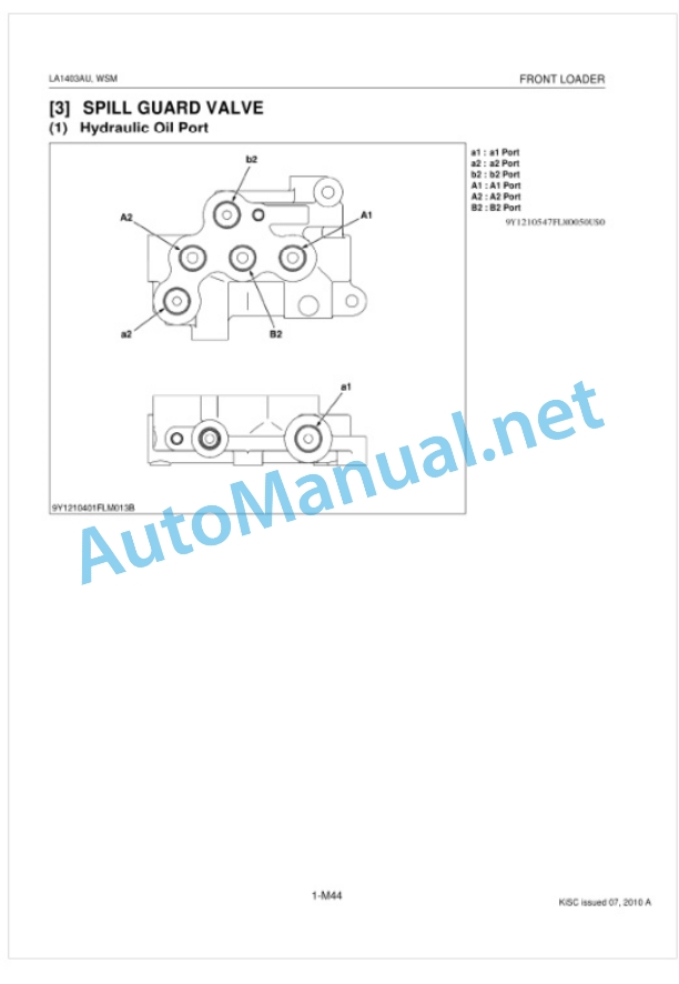 Kubota LA1403AU Front Loader Workshop Manual PDF 4 Kubota LA1403AU Front Loader Workshop Manual PDF-4