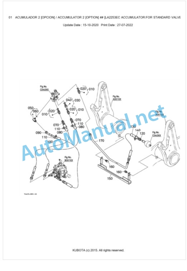 Kubota LA2253EC Parts Manual PDF BKIDA5021 5 Kubota LA2253EC Parts Manual PDF BKIDA5021-5