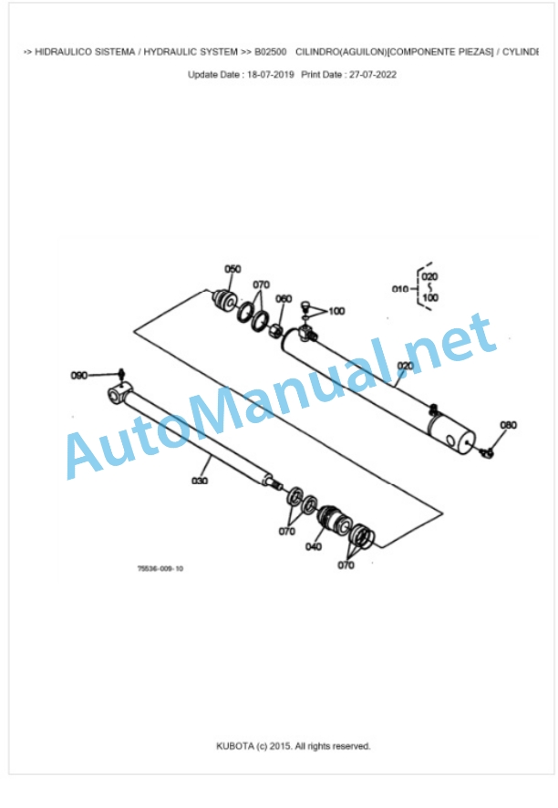 Kubota LA301 Parts Manual PDF BKIDA0352 5 Kubota LA301 Parts Manual PDF BKIDA0352-5