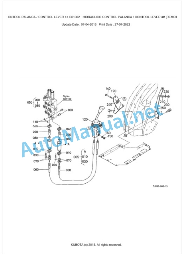 Kubota LA332EC-C Parts Manual PDF BKIDA0363 4 Kubota LA332EC-C Parts Manual PDF BKIDA0363-4