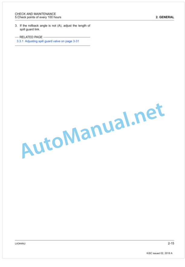 Kubota LA344AU Front Loader Workshop Manual PDF-3