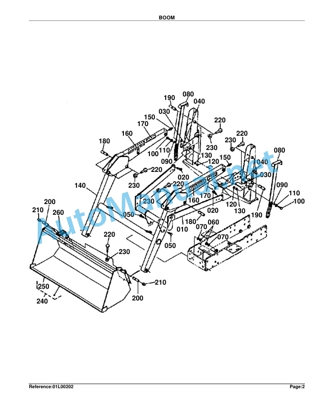 Kubota LA351 Loader Parts Manual PDF 2 Kubota LA351 Loader Parts Manual PDF - Image 2