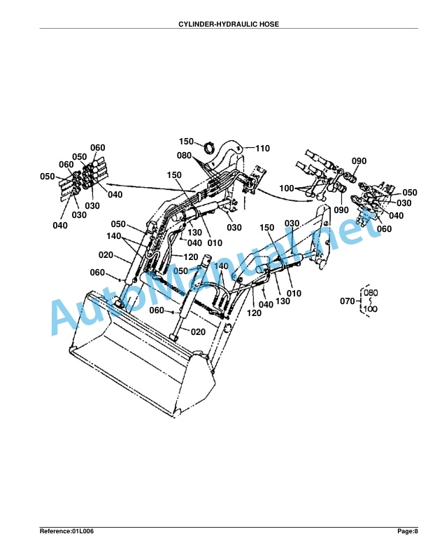 Kubota LA351 Loader Parts Manual PDF 4 Kubota LA351 Loader Parts Manual PDF - Image 4