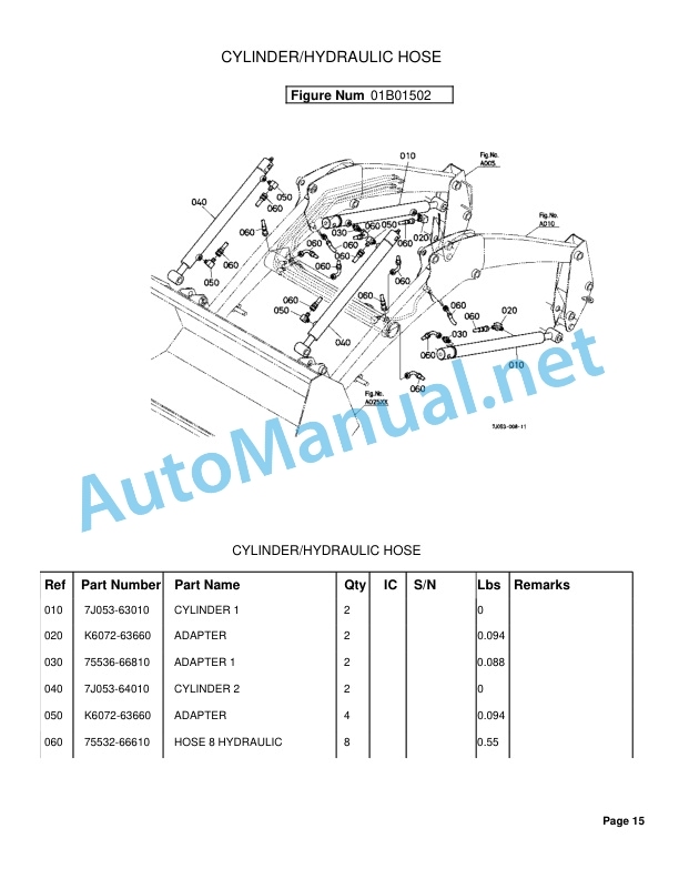Kubota LA364 Loader Parts Manual PDF 4 Kubota LA364 Loader Parts Manual PDF - Image 4