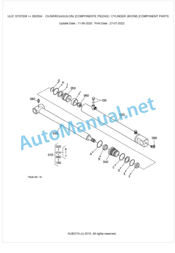 Kubota LA402-1-CFL Parts Manual PDF BKIDA5023 5 Kubota LA402-1-CFL Parts Manual PDF BKIDA5023-5