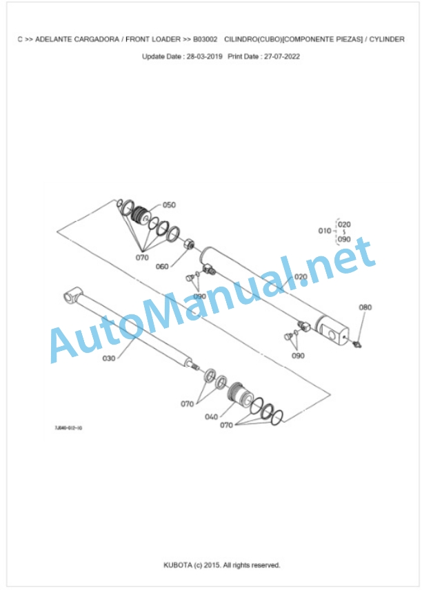 Kubota LA402-C Parts Manual PDF BKIDA0196 5 Kubota LA402-C Parts Manual PDF BKIDA0196-5