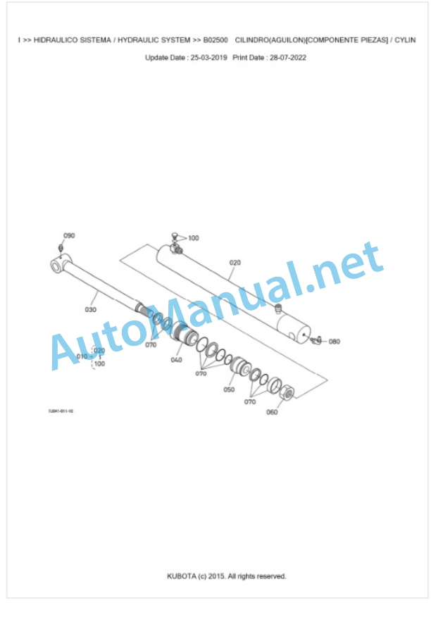 Kubota LA402ST-1 Parts Manual PDF BKIDK0292 5 Kubota LA402ST-1 Parts Manual PDF BKIDK0292-5