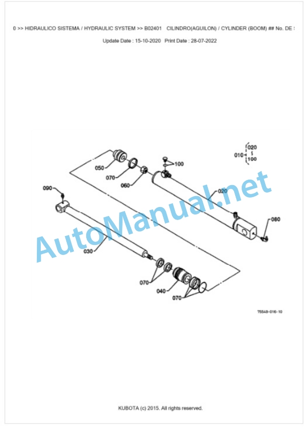 Kubota LA480 Parts Manual PDF BKIDA0359 5 Kubota LA480 Parts Manual PDF BKIDA0359-5