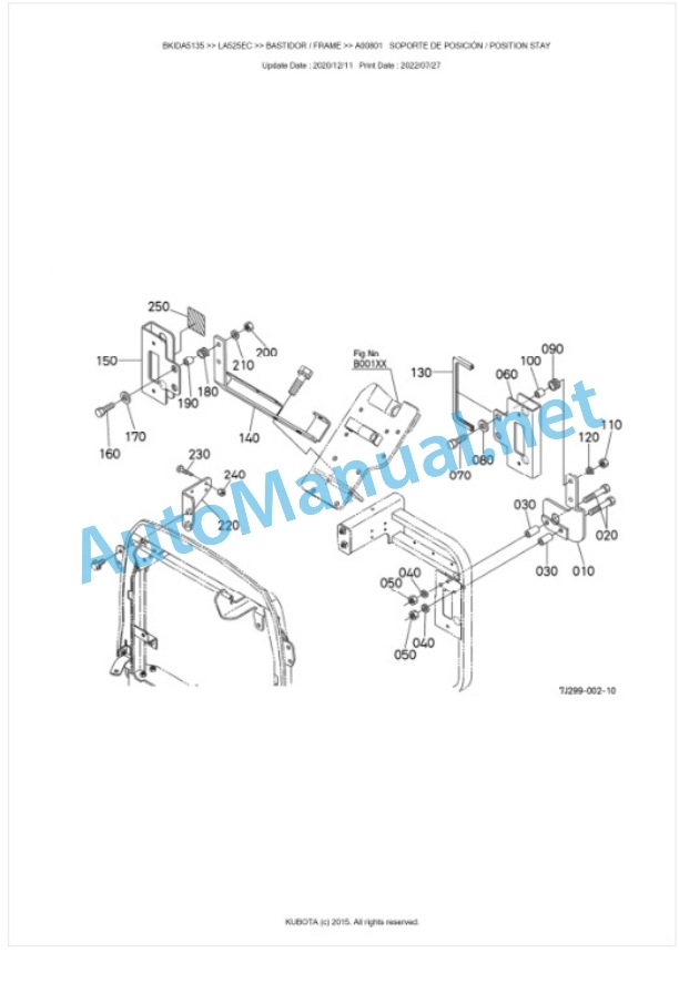 Kubota LA525EC Parts Manual PDF BKIDA5135 2 Kubota LA525EC Parts Manual PDF BKIDA5135-2