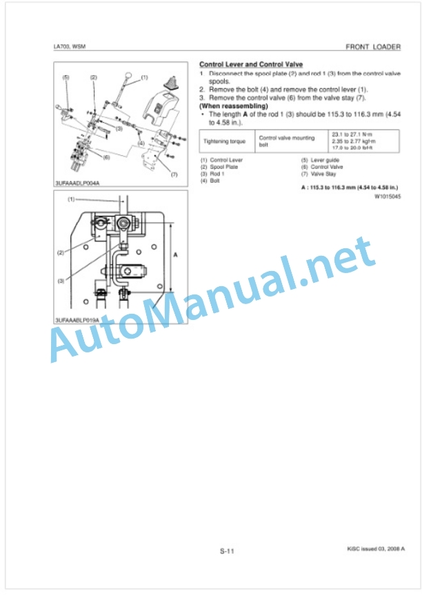 Kubota LA703 Front Loader Workshop Manual PDF-5