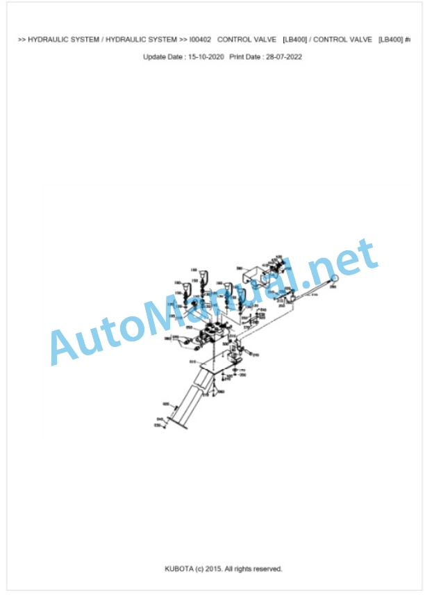 Kubota LB400 Parts Manual PDF BKIDA0087 3 Kubota LB400 Parts Manual PDF BKIDA0087-3