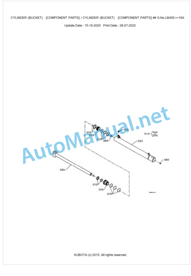 Kubota LB400 Parts Manual PDF BKIDA0087 5 Kubota LB400 Parts Manual PDF BKIDA0087-5