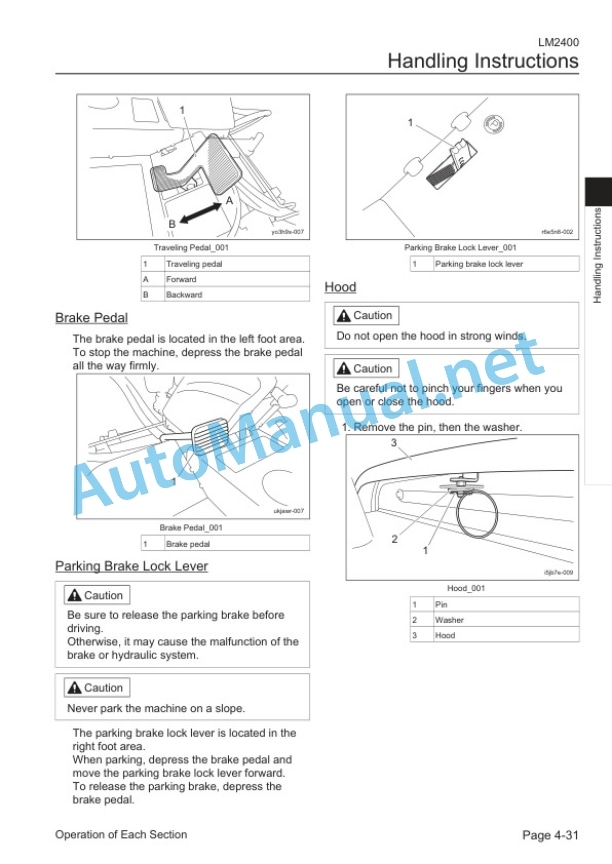 Kubota LM2400 5-Unit Reel Mower Operators Manual PDF 4 Kubota LM2400 5-Unit Reel Mower Operators Manual PDF - Image 4