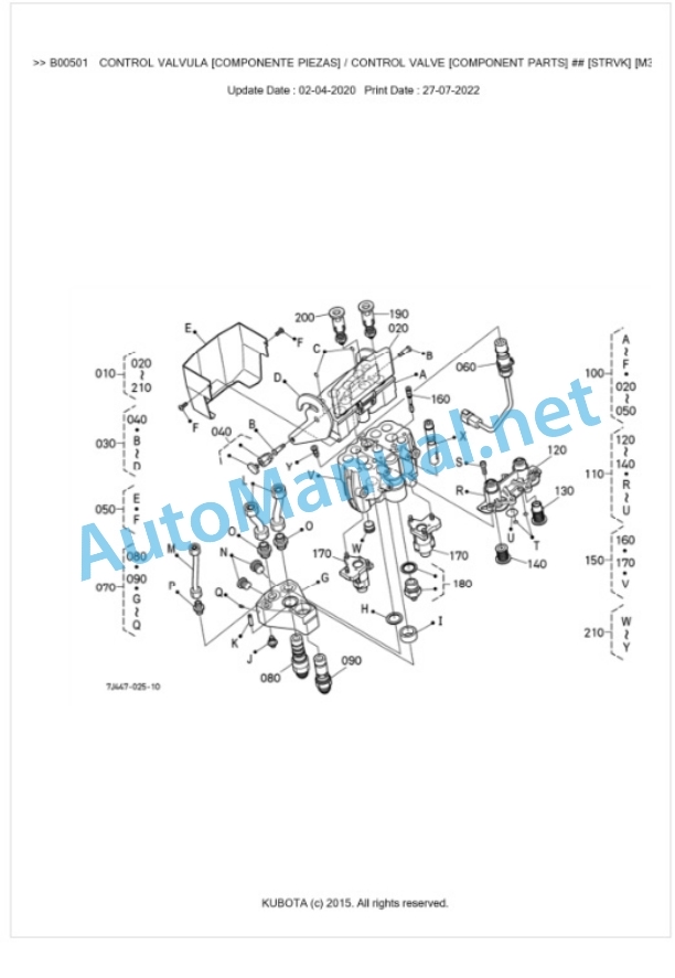 Kubota LM2605EC Parts Manual PDF BKIDA5100 3 Kubota LM2605EC Parts Manual PDF BKIDA5100-3