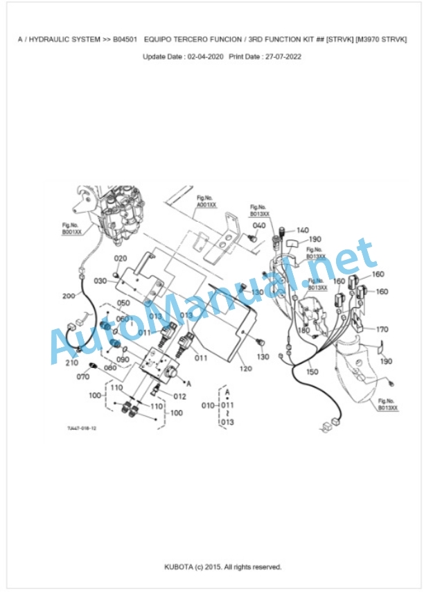 Kubota LM2605EC Parts Manual PDF BKIDA5100 5 Kubota LM2605EC Parts Manual PDF BKIDA5100-5