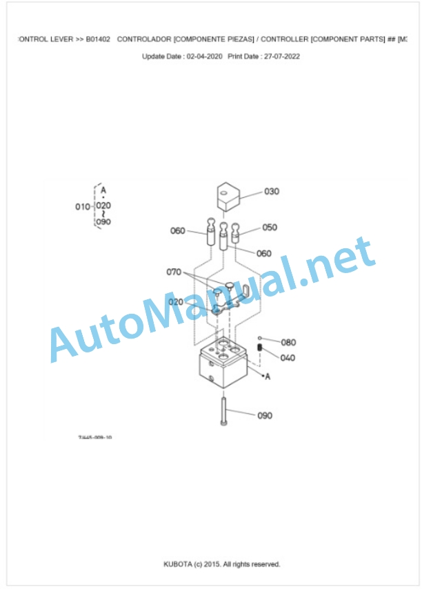 Kubota LM2605ECFG Parts Manual PDF BKIDA5117 4 Kubota LM2605ECFG Parts Manual PDF BKIDA5117-4