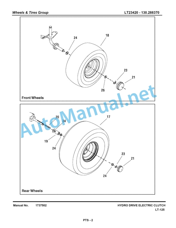 Kubota LT-125 Series Hydro Tractor Operators Manual PDF 4 Kubota LT-125 Series Hydro Tractor Operators Manual PDF-4