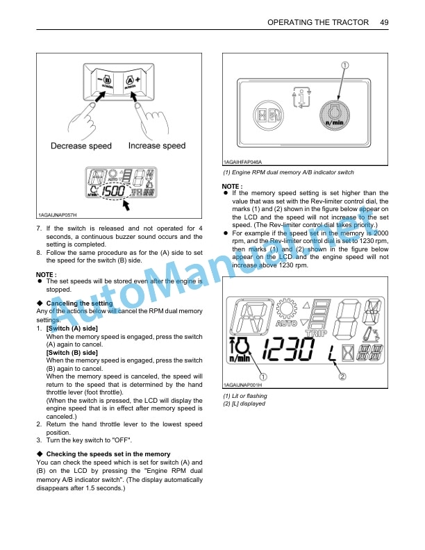 Kubota M100GX, M110GX, M126GX, M135GX Tractor Operators Manual PDF 3 Kubota M100GX, M110GX, M126GX, M135GX Tractor Operators Manual PDF - Image 3