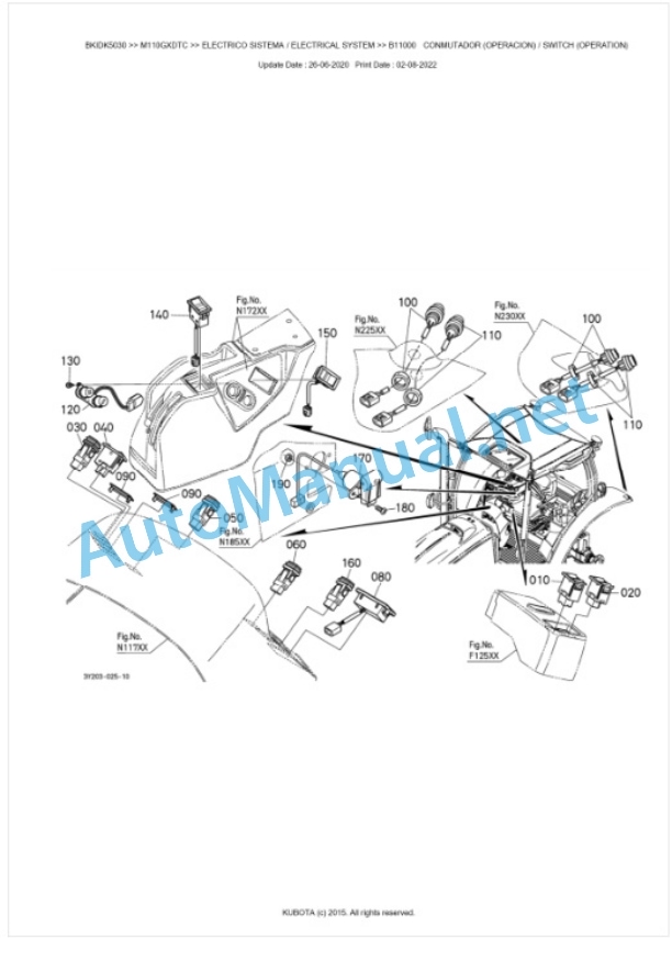 Kubota M110GX Parts Manual PDF BKIDK5030 2 Kubota M110GX Parts Manual PDF BKIDK5030-2