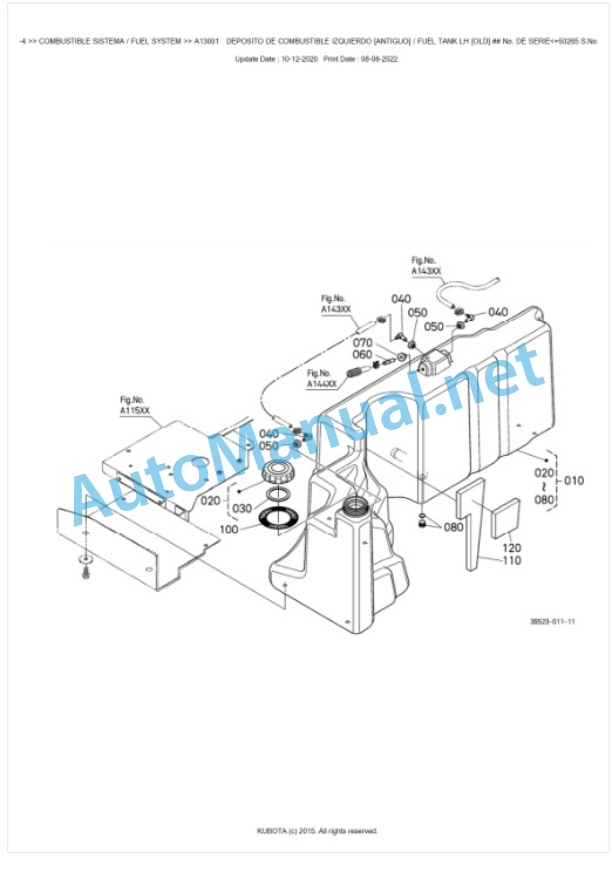 Kubota M135GX-4 Parts Manual PDF BKIDK5302 2 Kubota M135GX-4 Parts Manual PDF BKIDK5302-2