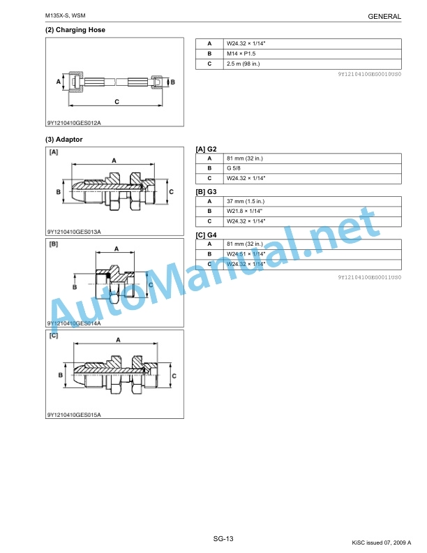 Kubota M135X-S Supplement Tractor Workshop Manual PDF-2