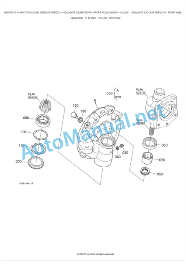 Kubota M4063, M4073 Parts Manual PDF BKIDK5435 4 Kubota M4063, M4073 Parts Manual PDF BKIDK5435-4